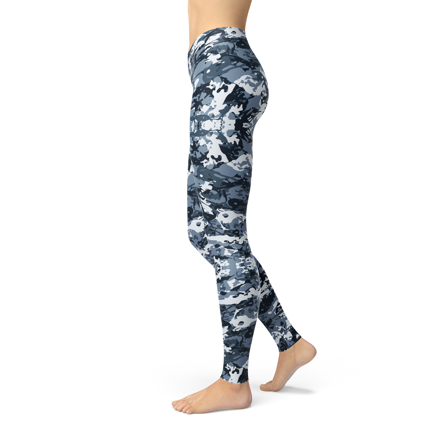 Jean Navy Camo Leggings